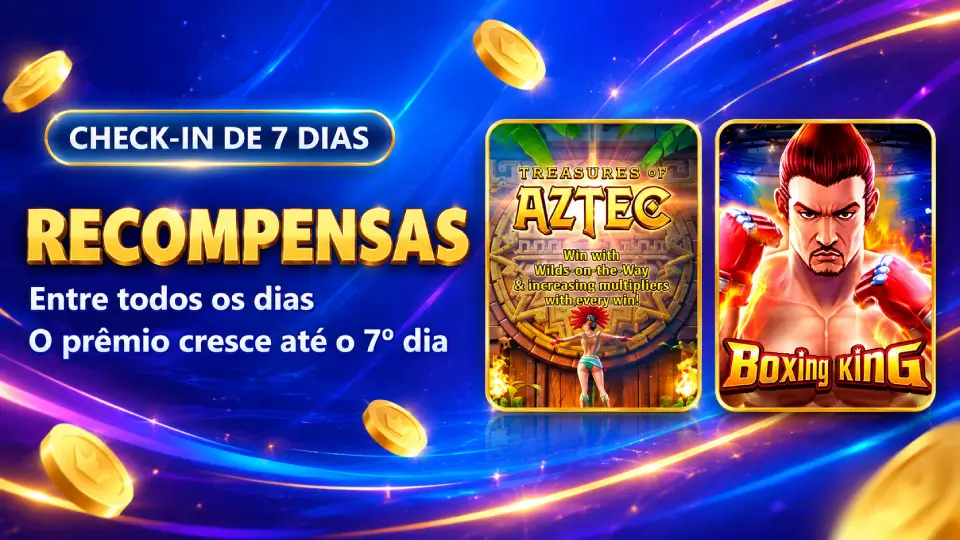 Recompensas diárias com check-in de 7 dias
